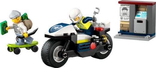Achtervolging op politiemotor