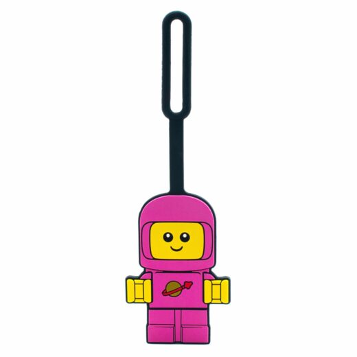 Ruimtebaby bagagelabel - roze