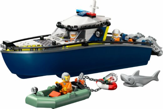 Achtervolging met politieboot