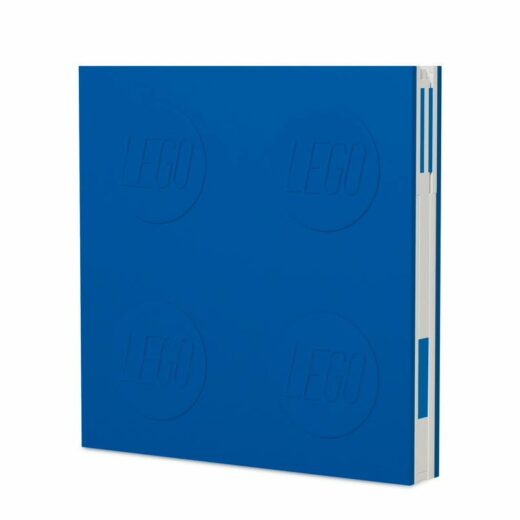 Afsluitbaar notitieboekje met gelpen - blauw