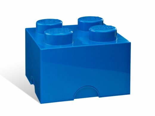 Opbergsteen met 4 noppen - blauw