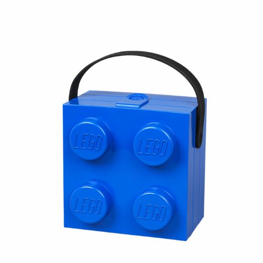 Doos met handvat - blauw