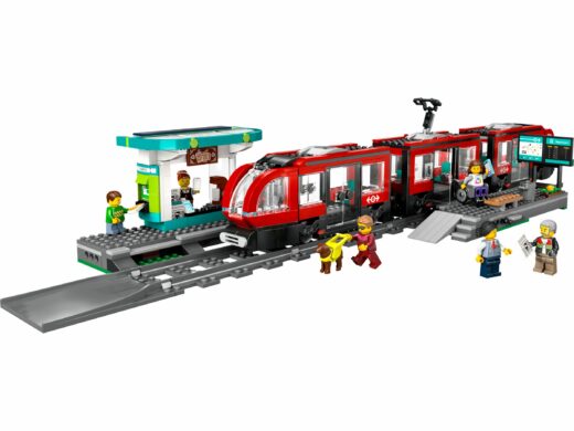 Stadstram en station