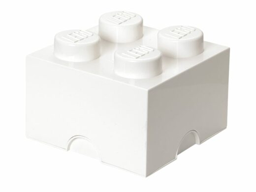 Opbergsteen met 4 noppen - wit