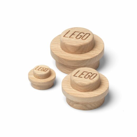 Houten muurhangerset - licht eiken