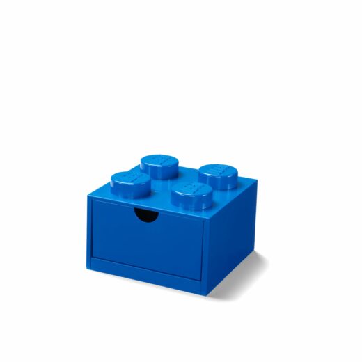 Bureaulade met 4 noppen - blauw