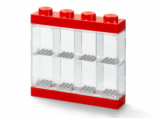 Displaydoos voor 8 minifiguren - rood