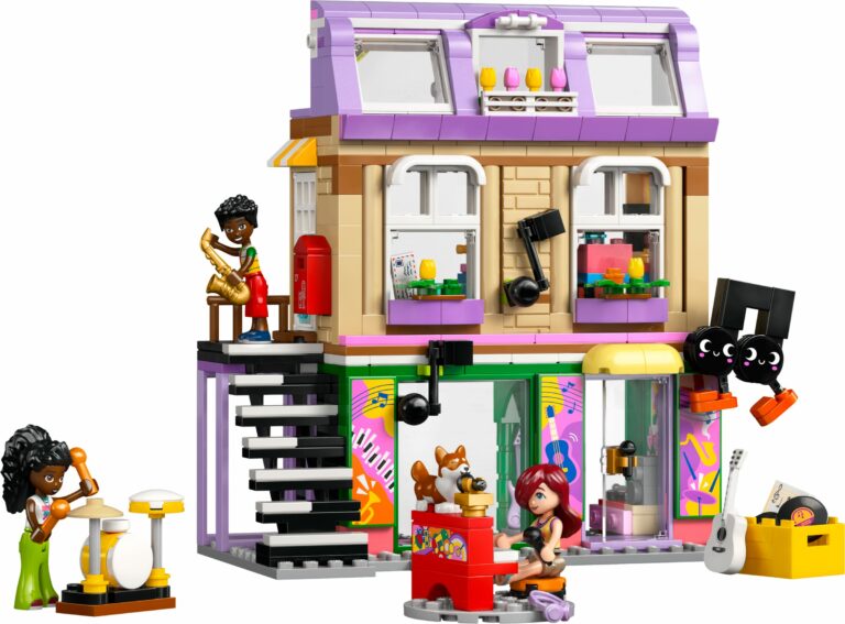 Muziekwinkel en appartement