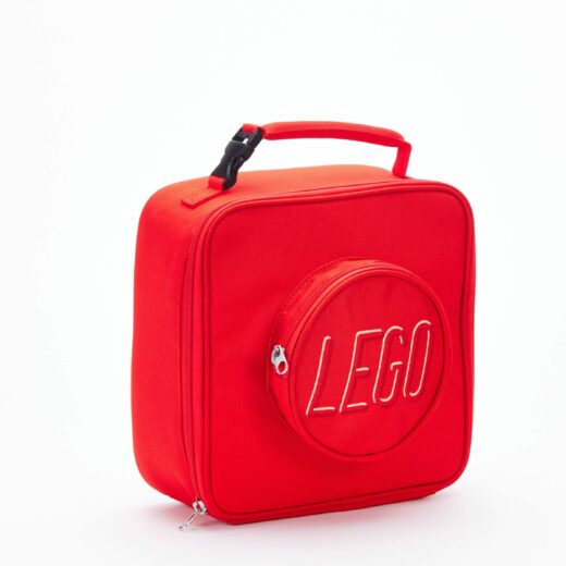 Lunchtas in de vorm van een steen - rood