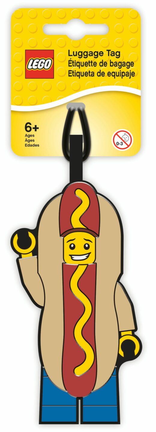 Bagagelabel LEGO Hotdogverkoper