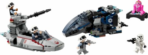 LEGO Imperial Dropship vs. Rebel Scout Speeder 40755