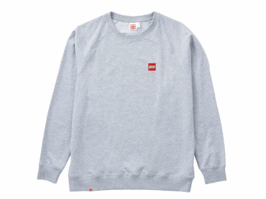 Sweatshirt voor volwassenen - grijs gemêleerd