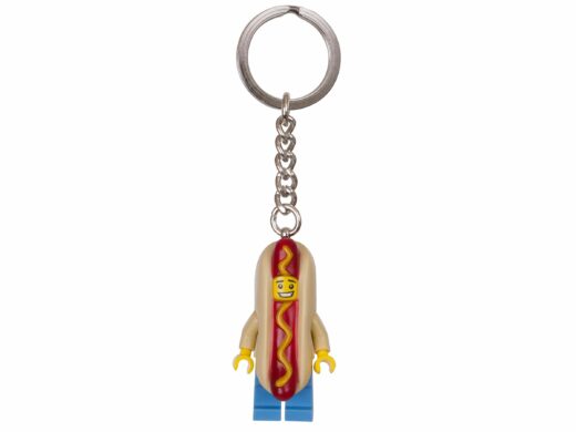 Hotdogverkoper sleutelhanger