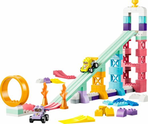 3-in-1 creatieve hellingen met voertuigen