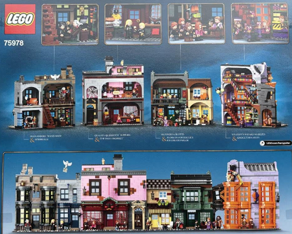 LEGO Harry Potter Diagon Alley 75978 winkels