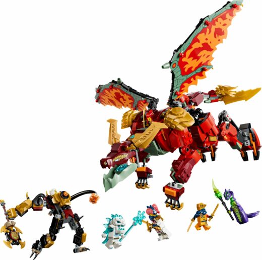 Wyldfyre's transformerende drakenmecha