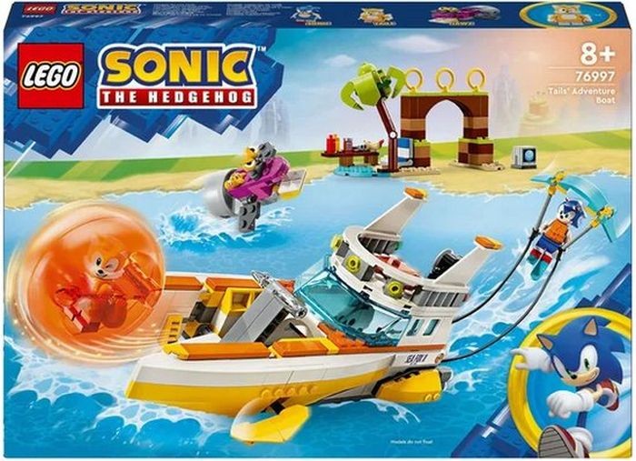 LEGO Sonic Tails' avonturenboot 76997